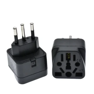 Adaptador Universal Tomada Ac Padrão Europeu Uk Para Brasil