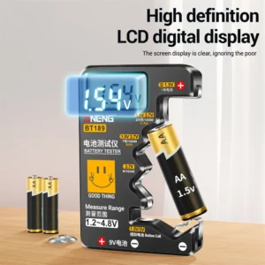 Testador Medidor Pilhas Baterias Digital Aaa Aa 9v Cr123a